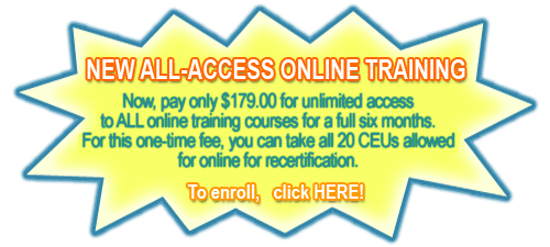 $179 for all access online training for 6 months